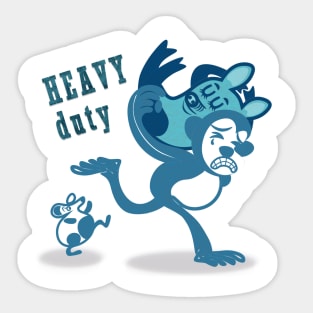 Heavy duty (blue) Sticker